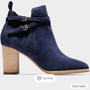Cole Haan Linnie Boot in Marine Blue